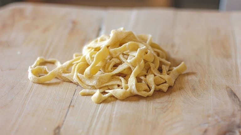 Tagliatelle Bolognese recipe, fresh handmade pasta, tagliatelle recipe