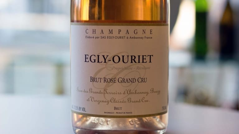 Ostriche e Champagne Egly-Ouriet Grand Cru Brut Rose, vino francese