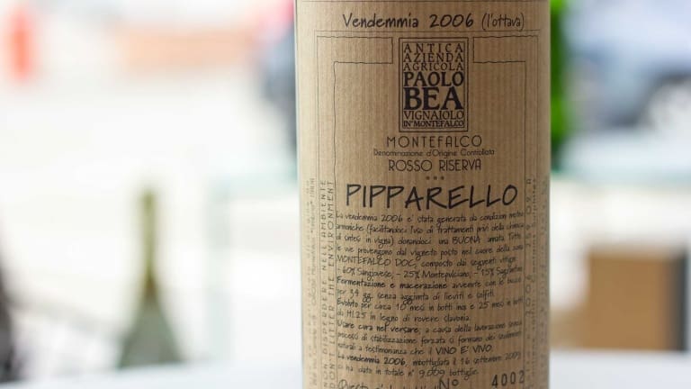 Paolo Bea Montefalco rosso riserva Pipparello 2006, degustazione grandi vini