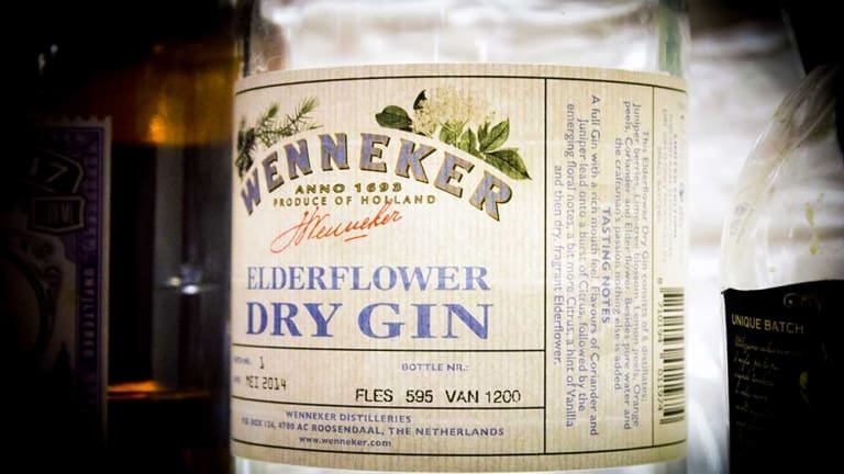 Wenneker Elderflower Dry Gin, the best gin to drink or to make Gin Tonic