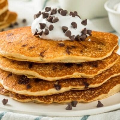 Pancakes with chocolate chips recipe, best breakfast recipes