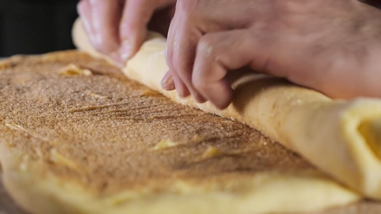 Cinnamon roll American original recipe, how to make the dough, easy recipe