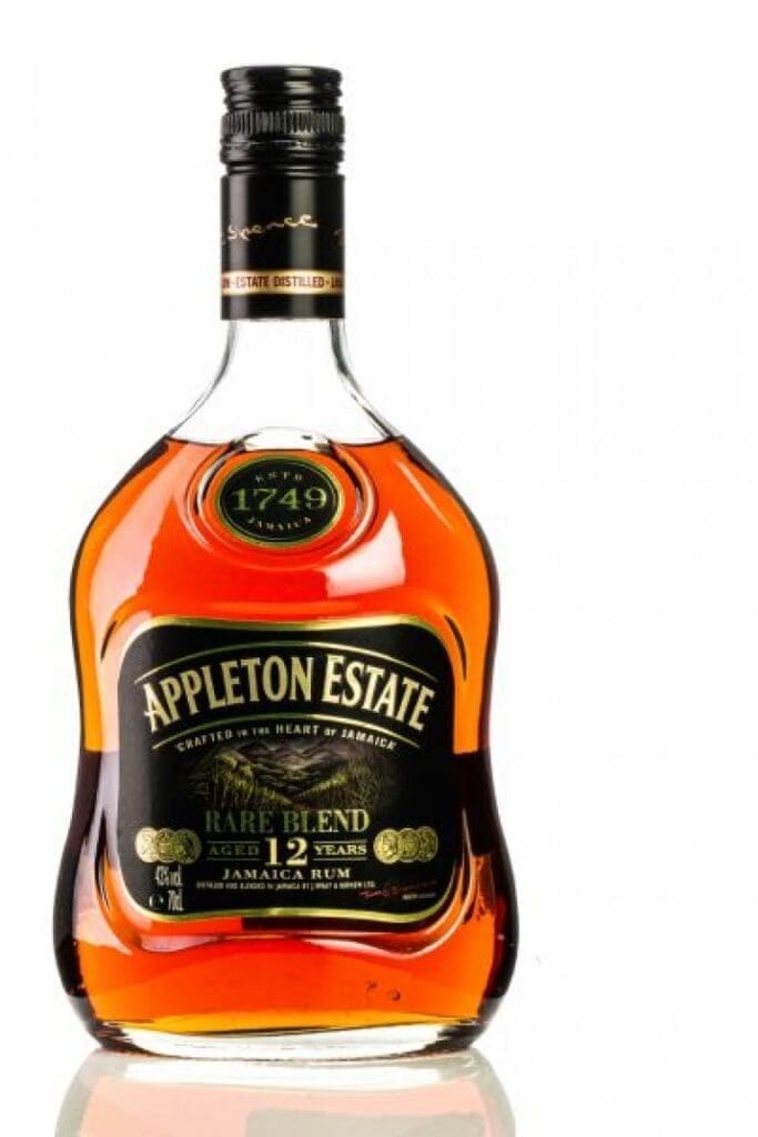 This Jamaican rum be aged for up to twelve years, givin' it a complex and flavorful profile with notes of cinnamon, nutmeg, and orange peel.