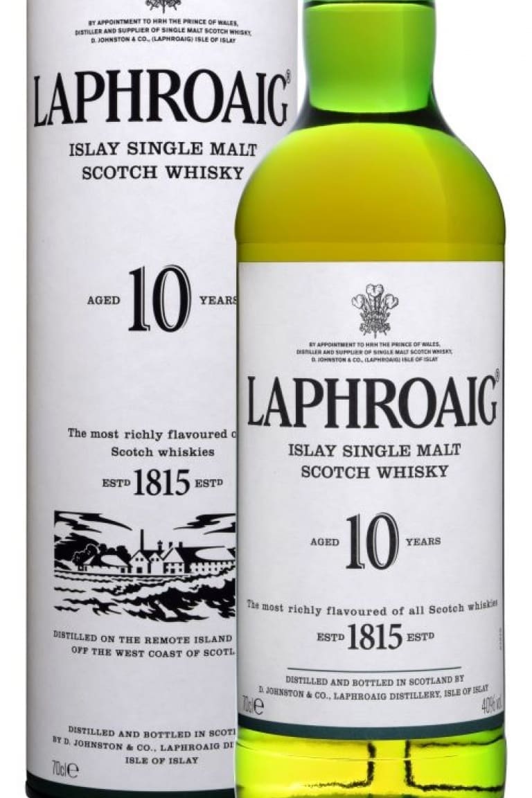 Laphroaig 10 anni recensione, commento scheda tecnica Scotch whisky single malt
