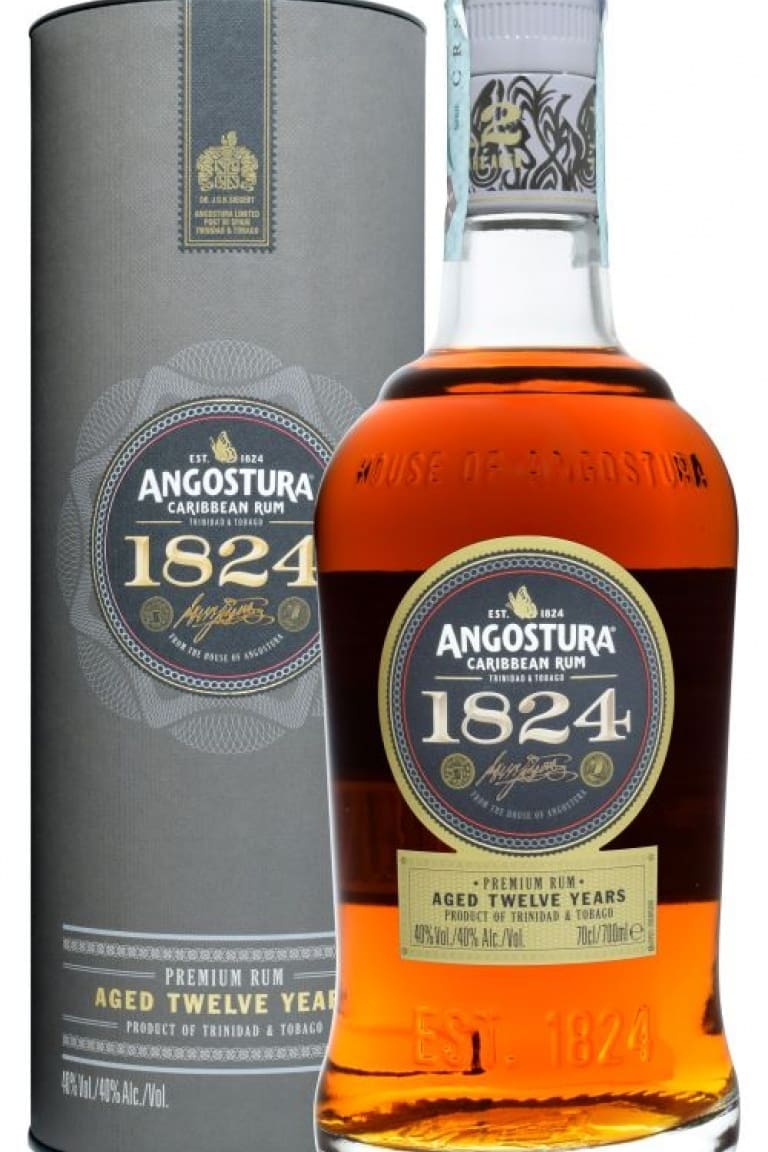 Angostura Caribbean rum 1824 12 anni: recensione, scheda tecnica e prezzo di un distillato austero e speziato