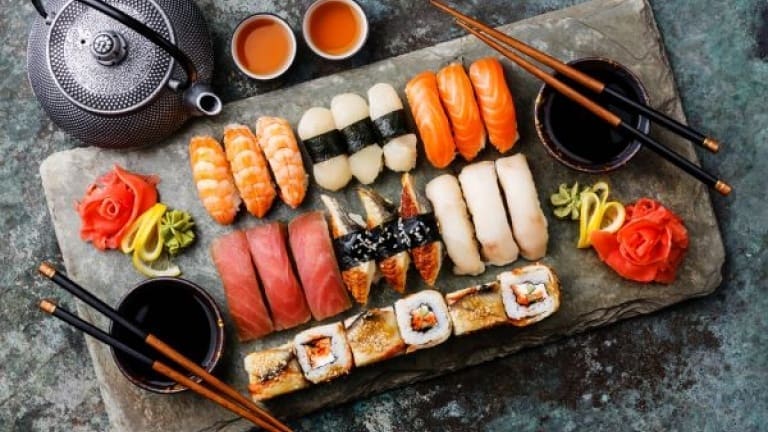 Aleatico food pairings with raw fish and sushi, best red wine for fish