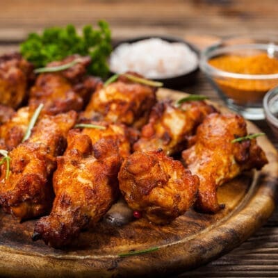 Barbecue smoked chicken wings best old fashioned pairing