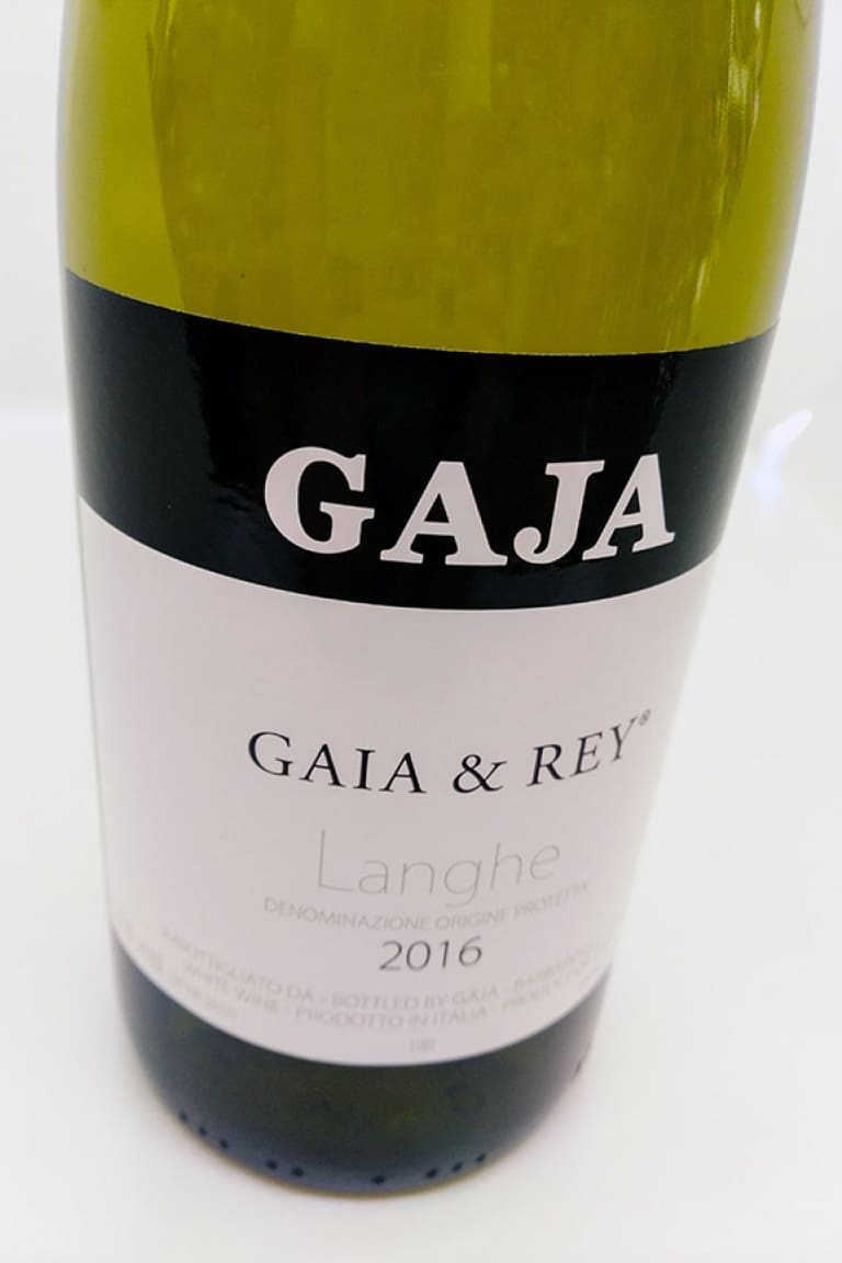 Gaia & Rey 2016 recensione, commento e prezzo, vino bianco costoso
