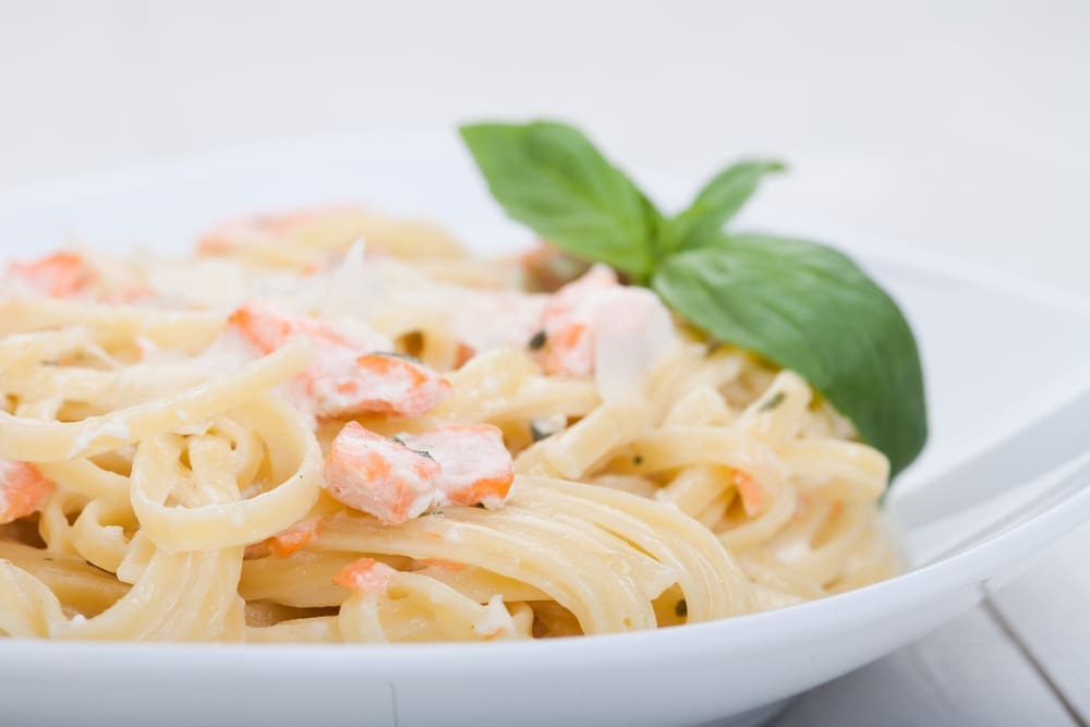 Elevate Your Pasta Game with this Creamy Salmon Tagliatelle Recipe