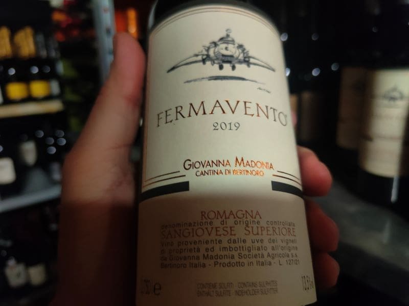 Fermavento Giovanna Madonia 2019 recensione, scheda tecnica, prezzo, vino rosso Sangiovese romagnolo